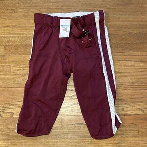 Nike Vapor Pro Burgundy White Football Pants CI3771-670 Men's Medium NWT